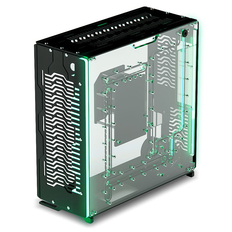 Singularity Computers Wraith ITX/DTX kabinett sølv - Singularity