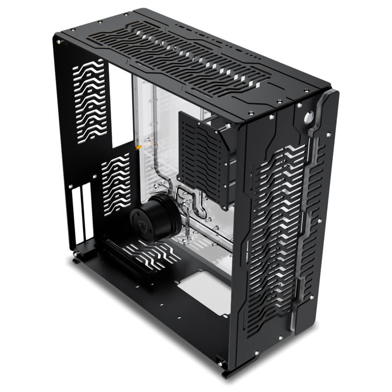 Singularity Computers Wraith ITX/DTX kabinett sølv - Singularity
