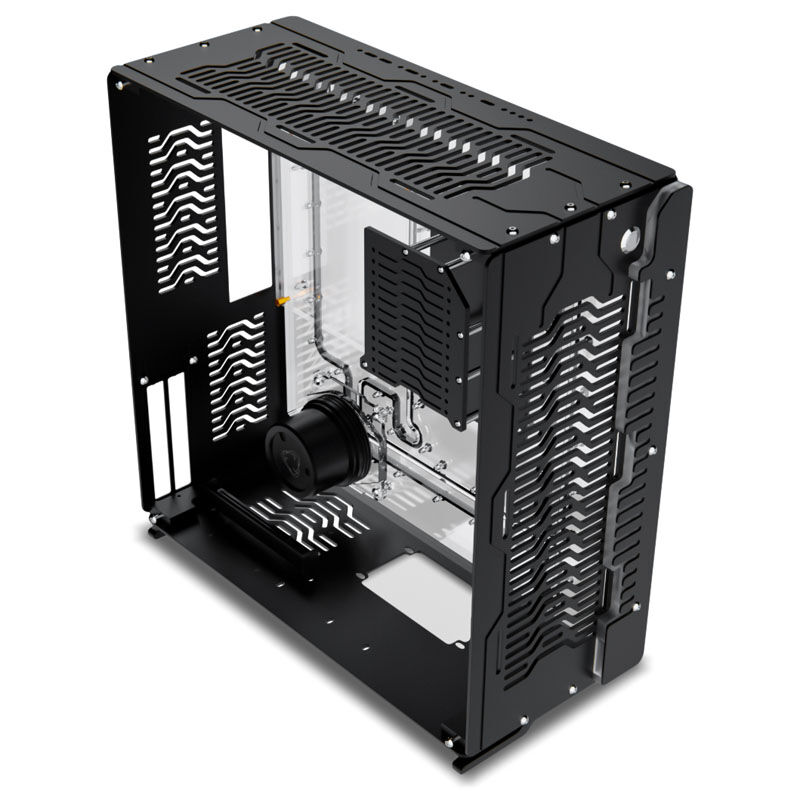 Singularity Computers Wraith ITX/DTX kabinett sølv - Singularity