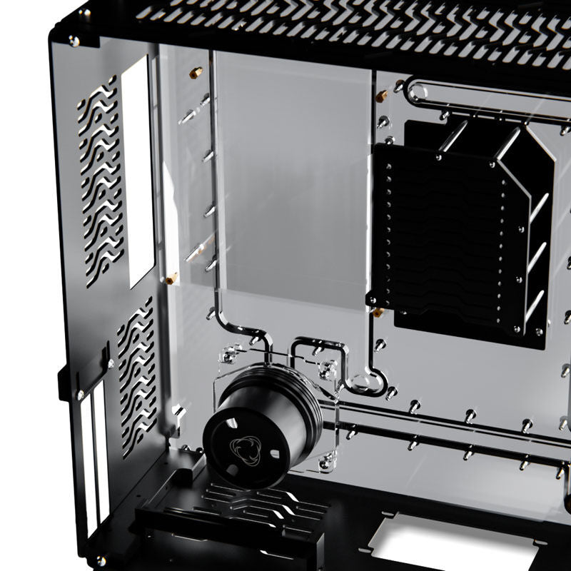 Singularity Computers Wraith ITX/DTX kabinett sølv - Singularity