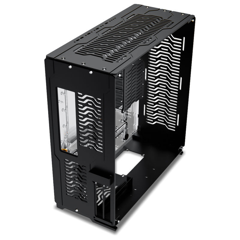 Singularity Computers Wraith ITX/DTX kabinett sølv - Singularity