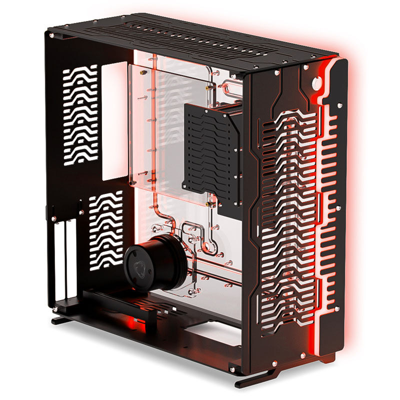 Singularity Computers Wraith ITX/DTX kabinett sølv - Singularity