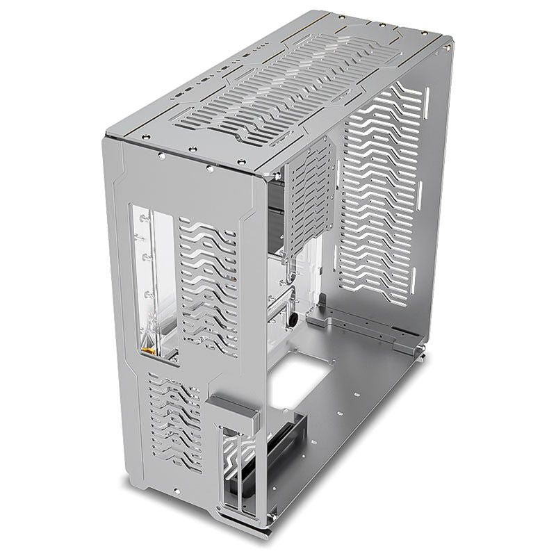 Singularity Computers Wraith ITX/DTX kabinett sølv - Singularity