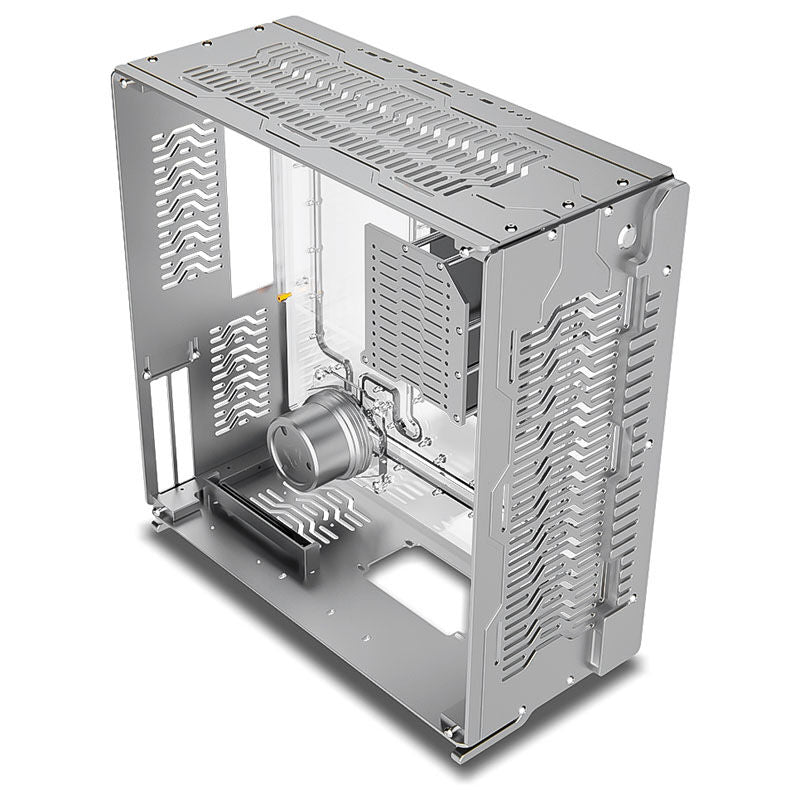Singularity Computers Wraith ITX/DTX kabinett sølv - Singularity