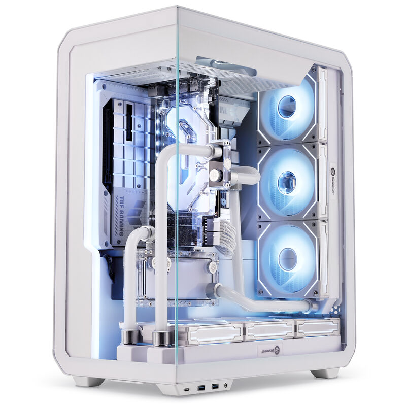 Ssupd Xhuttle kabinett midtårn ATX RGB herdet glass svart - Ssupd