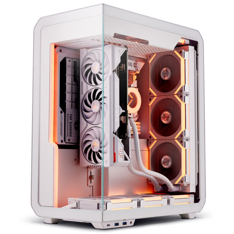 Ssupd Xhuttle kabinett midtårn ATX RGB herdet glass svart - Ssupd