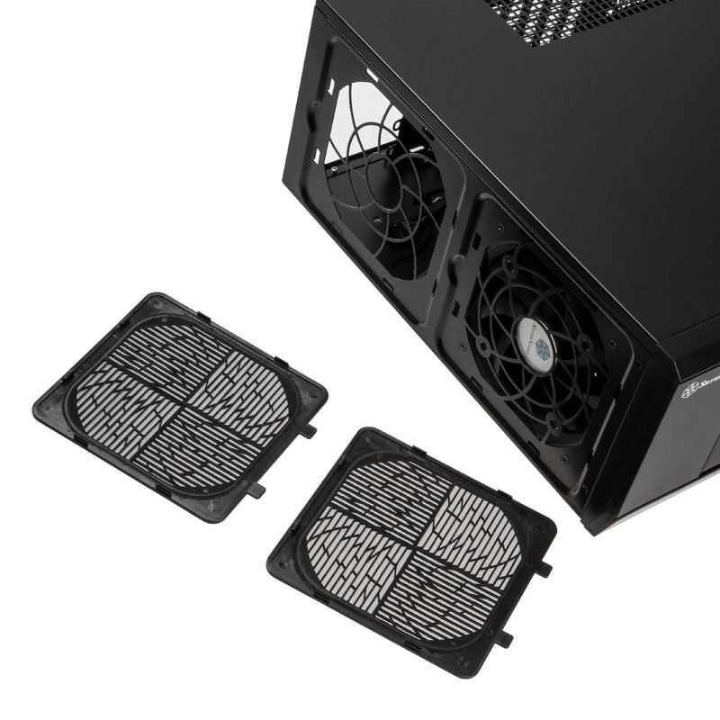 SilverStone SST-GD10B Grandia HTPC kabinett ATX svart - SilverStone