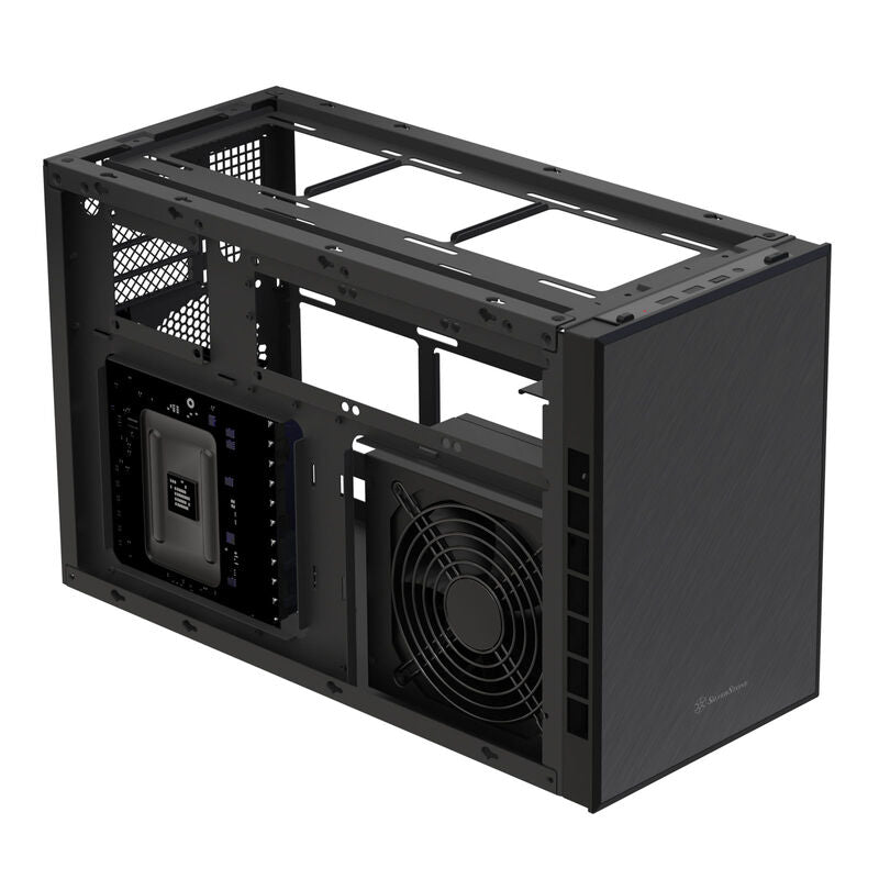 SilverStone SST-SG17B Micro-ATX kabinett minitårn svart - SilverStone