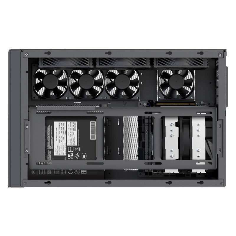 SilverStone SST-SG17B Micro-ATX kabinett minitårn svart - SilverStone