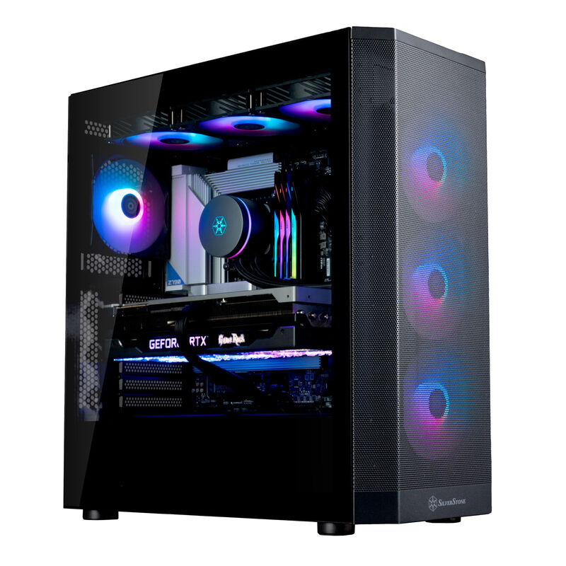 SilverStone FARA 514X kabinett midtårn ATX herdet glass - SilverStone