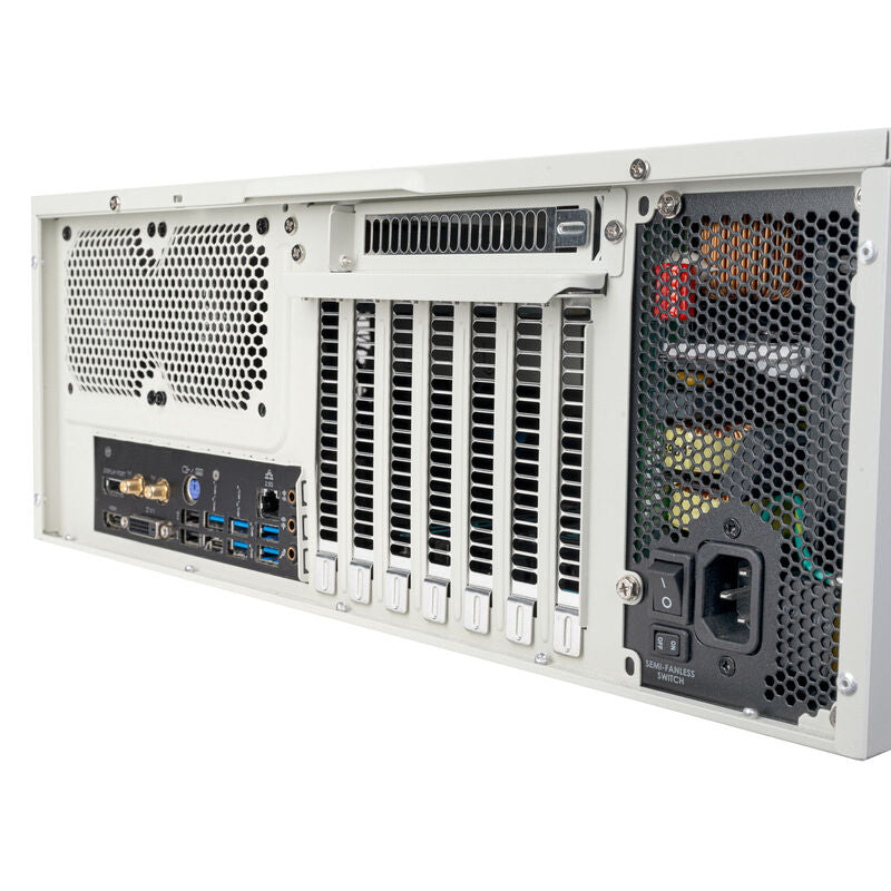 Silverstone FLP01 HTPC kabinett ATX/SSI-CEB retro hvit - Silverstone