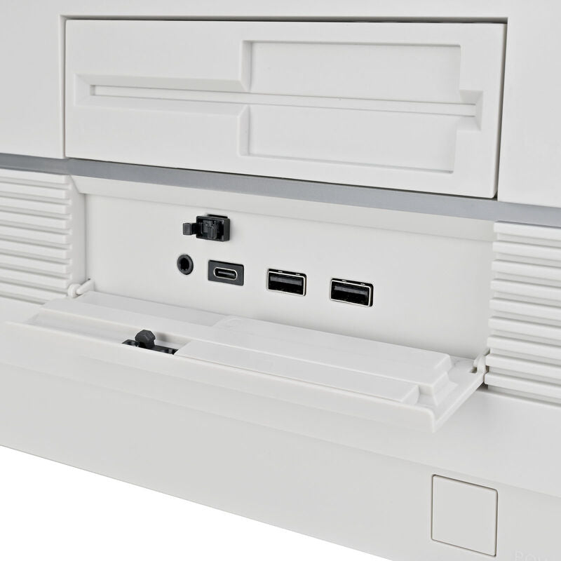 Silverstone FLP01 HTPC kabinett ATX/SSI-CEB retro hvit - Silverstone