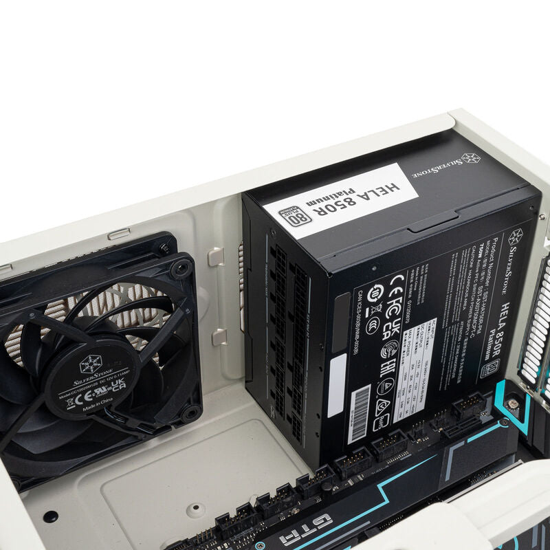 Silverstone FLP01 HTPC kabinett ATX/SSI-CEB retro hvit - Silverstone