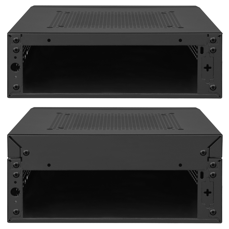 SilverStone Milo 10 Mini-ITX minikabinett VESA svart - SilverStone