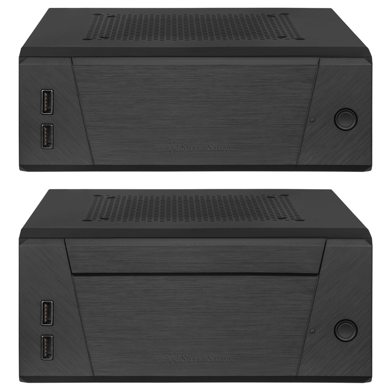 SilverStone Milo 10 Mini-ITX minikabinett VESA svart - SilverStone