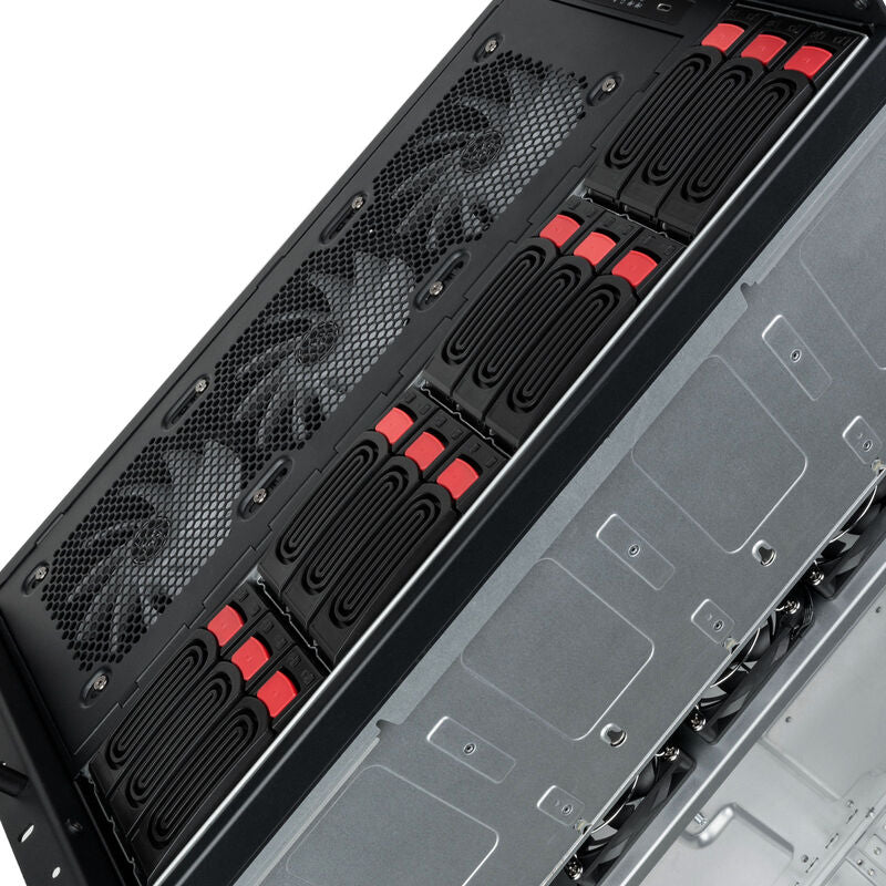 SilverStone RM61-312 rackmount-kabinett 6U 12-bay hot-swap - SilverStone