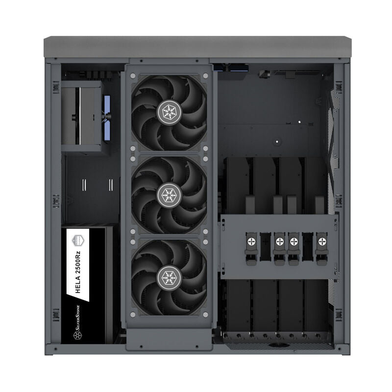 SilverStone Crown 04 HTPC-kabinett SSI-EEB mørkegrå - SilverStone
