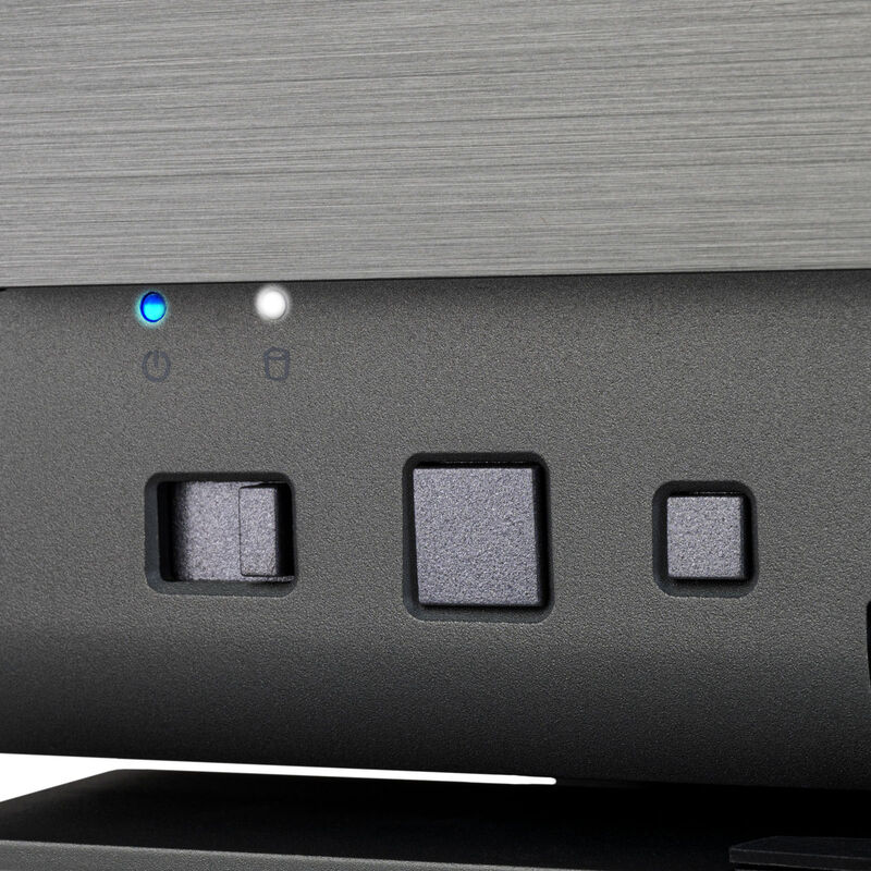 SilverStone Crown 04 HTPC-kabinett SSI-EEB mørkegrå - SilverStone