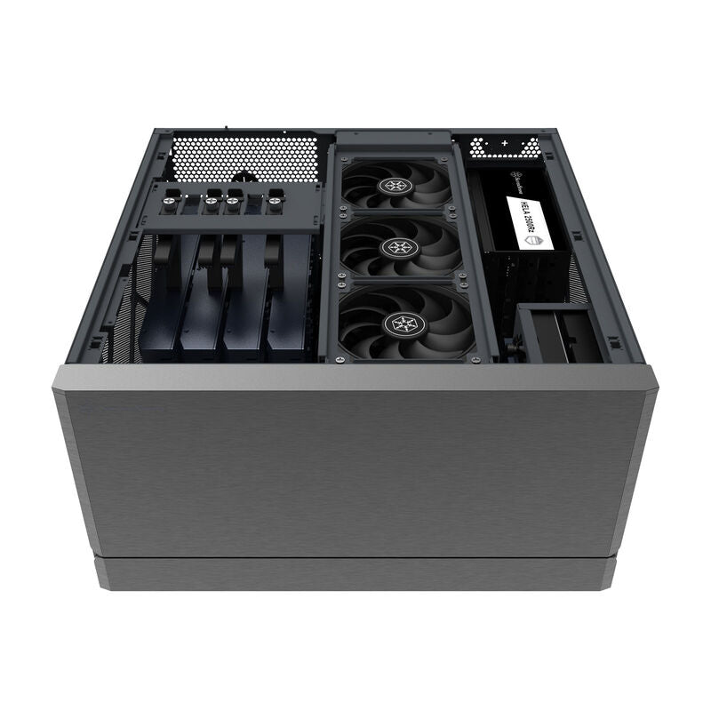 SilverStone Crown 04 HTPC-kabinett SSI-EEB mørkegrå - SilverStone