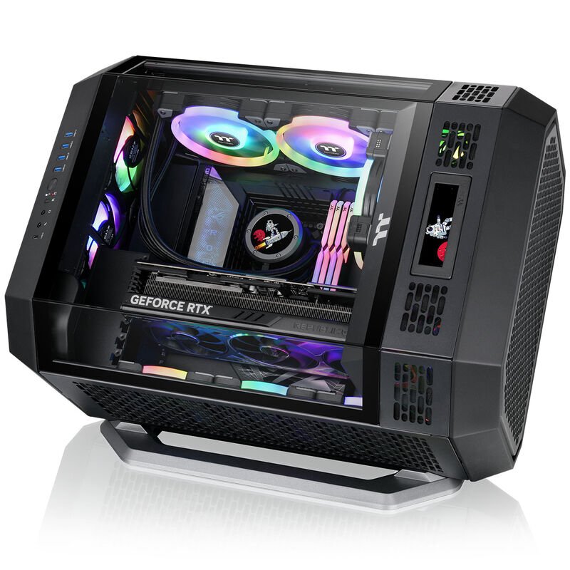 Thermaltake The Tower 600 kabinett midtårn ATX herdet glass - Thermaltake