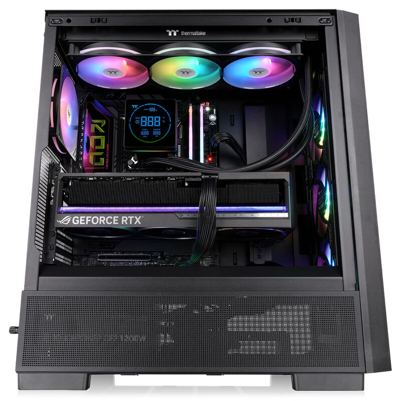 Thermaltake S380 TG ARGB kabinett midtårn ATX herdet glass - Thermaltake