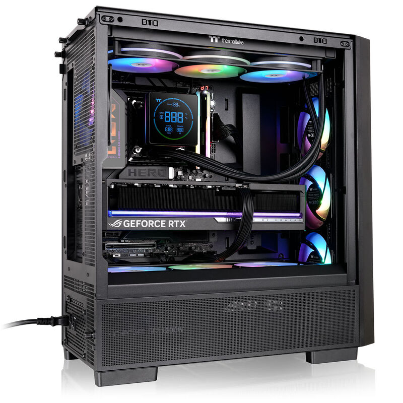 Thermaltake S380 TG ARGB kabinett midtårn ATX herdet glass - Thermaltake