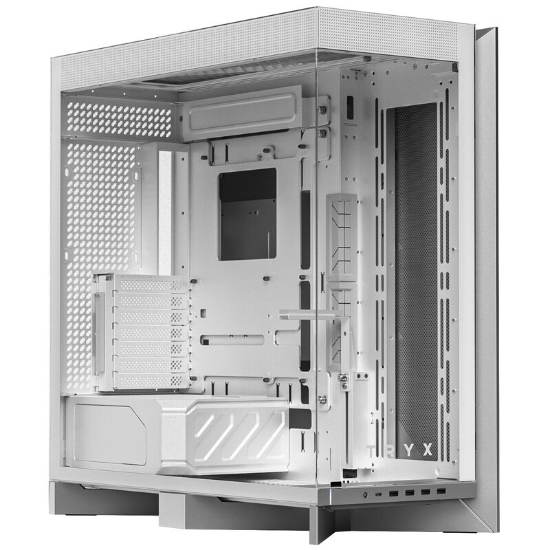 TRYX LUCA L70 kabinett midtårn E-ATX herdet glass svart - TRYX