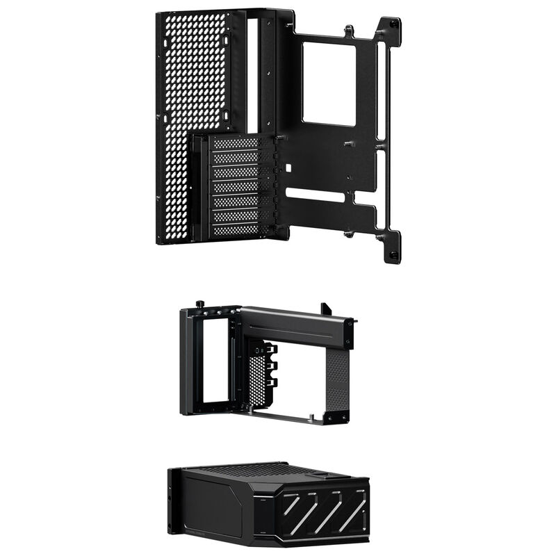 TRYX LUCA L70 kabinett midtårn E-ATX herdet glass svart - TRYX