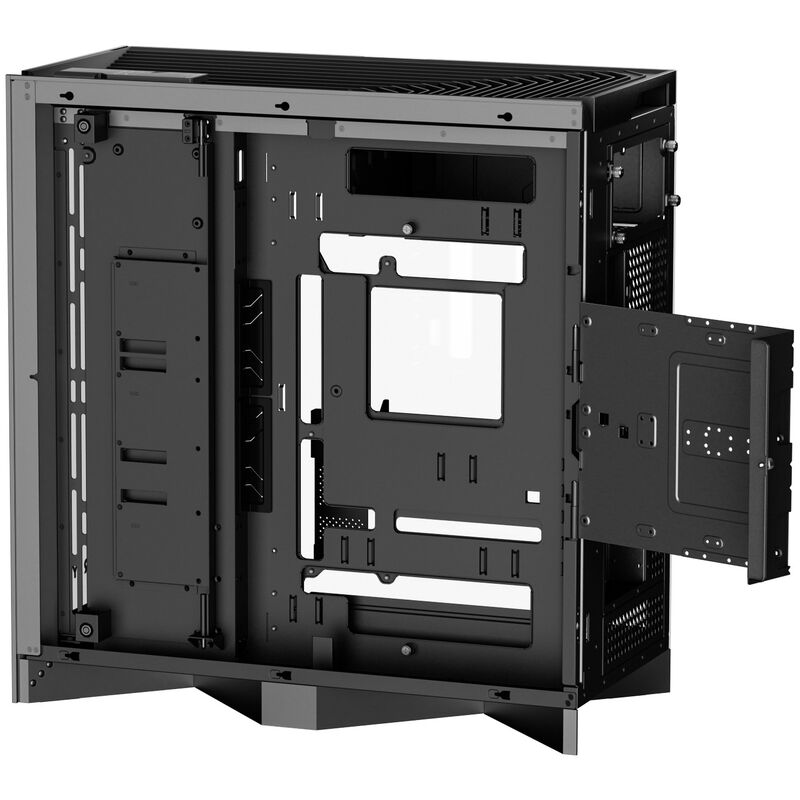 TRYX LUCA L70 kabinett midtårn E-ATX herdet glass svart - TRYX