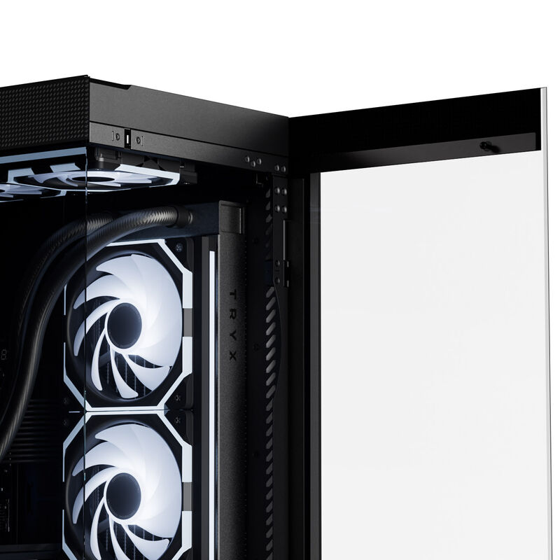 TRYX LUCA L70 kabinett midtårn E-ATX herdet glass svart - TRYX