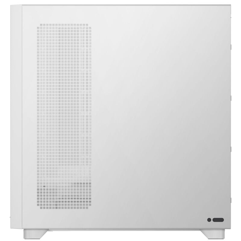 TRYX FLOVA F50 kabinett midtårn ATX herdet glass hvit - TRYX
