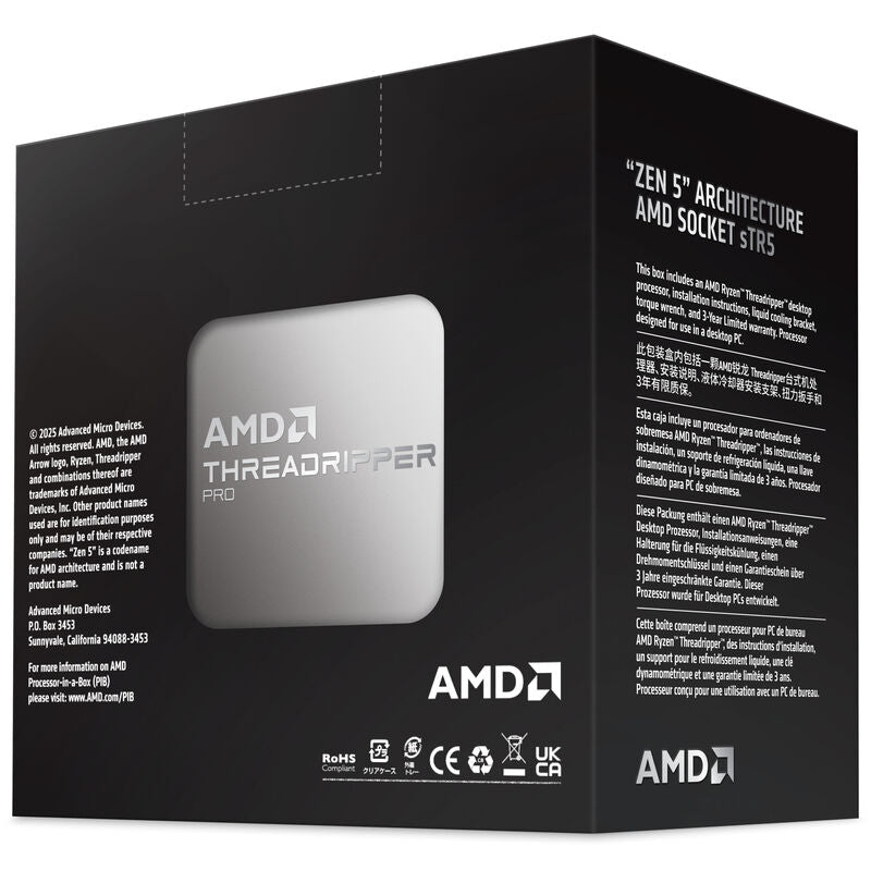 AMD Ryzen Threadripper Pro 9955WX prosessor sTR5 16 kjerner - AMD