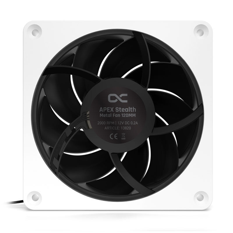 Alphacool Apex Stealth Metall Power vifte 120 mm 3000 RPM - Alphacool