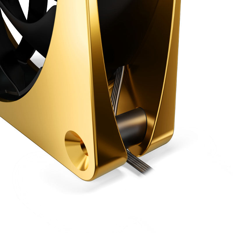 Alphacool Apex Stealth Metall Power vifte 120 mm 3000 RPM - Alphacool