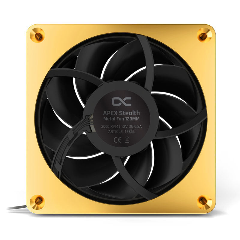 Alphacool Apex Stealth Metall Power vifte 120 mm 3000 RPM - Alphacool