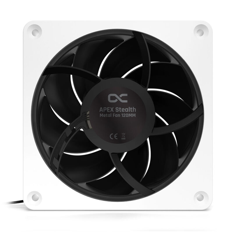Alphacool Apex Stealth Metal vifte 120 mm PWM svart - Alphacool