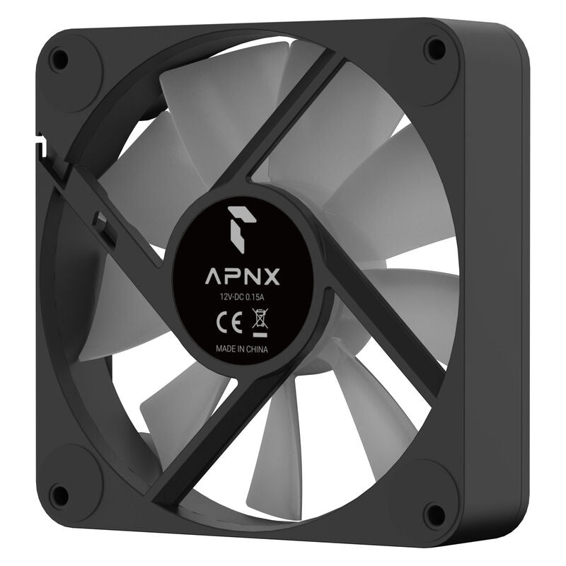APNX FP1-120 PWM vifte ARGB 120 mm svart - APNX