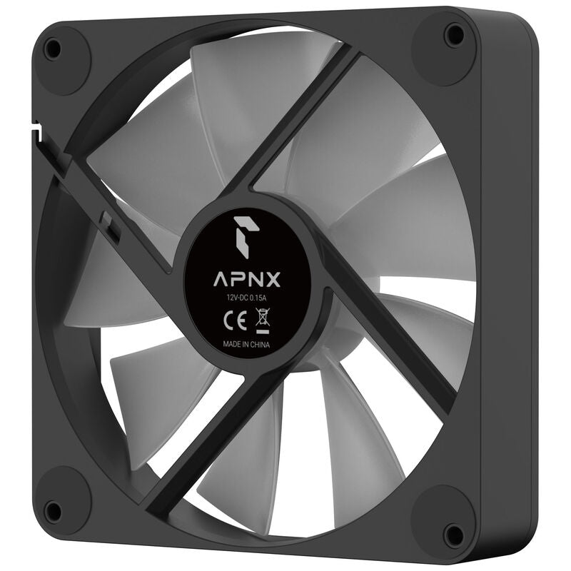 APNX FP1-140 PWM vifte 140 mm ARGB svart - APNX