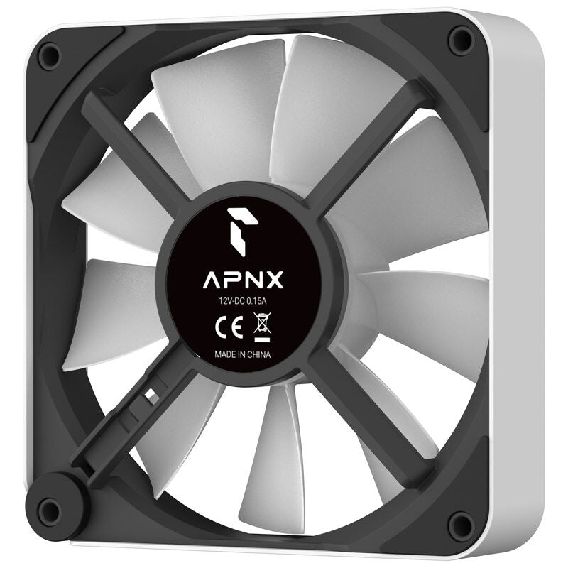 APNX FP2-120 PWM vifte 120 mm ARGB svart 1800 RPM - APNX