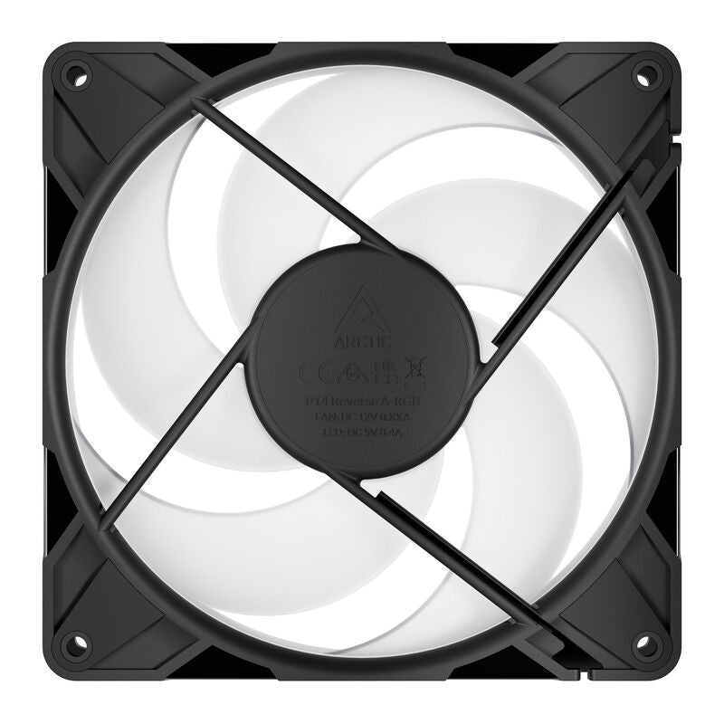 ARCTIC P14 Pro Reverse A-RGB PWM vifte 140 mm svart - Arctic
