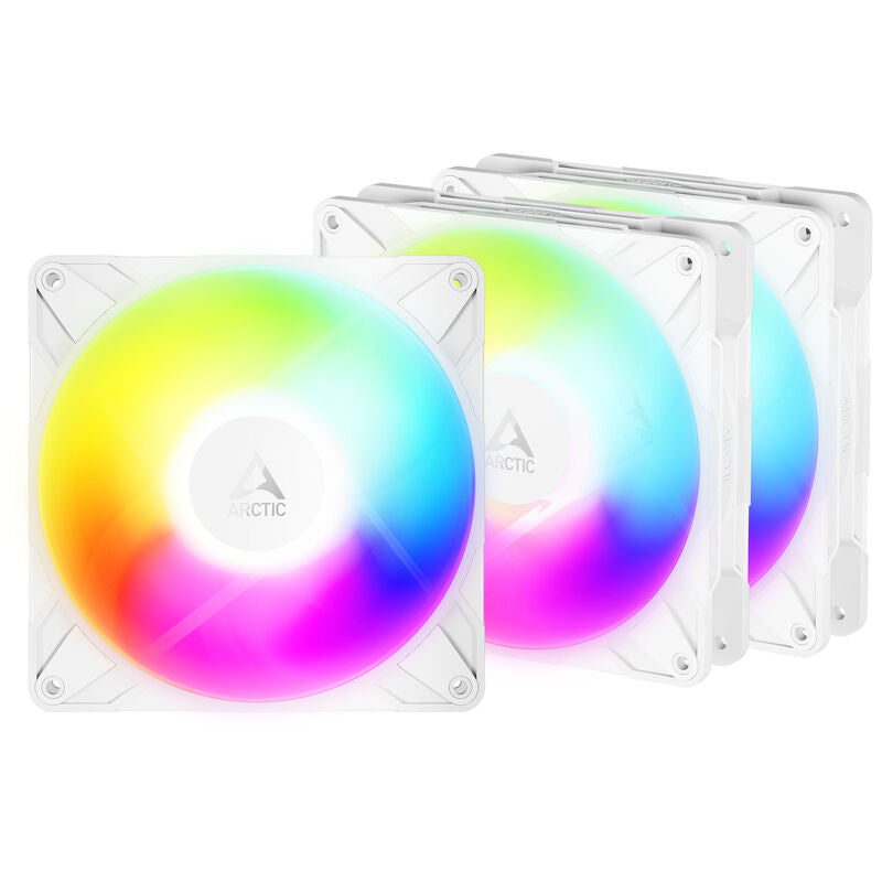 Arctic P14 Pro Reverse ARGB PWM vifte 140 mm svart 3-pakk - Arctic