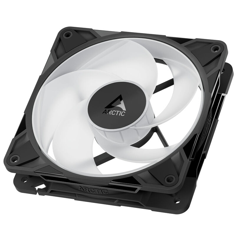 Arctic P12 Pro Reverse ARGB PWM vifte 120 mm hvit 3-pakk - Arctic