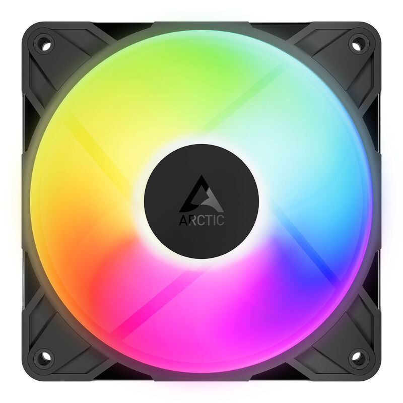 Arctic P12 Pro Reverse ARGB PWM vifte 120 mm hvit 3-pakk - Arctic