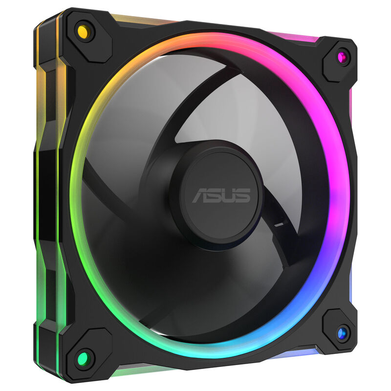 ASUS Prime MR120 ARGB vifte 3-pakk PWM Aura Sync 120 mm svart - ASUS