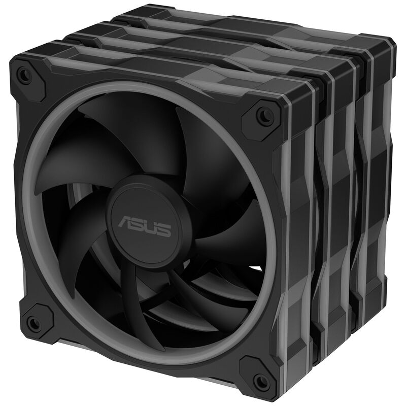 ASUS Prime MR120 ARGB vifte 3-pakk PWM Aura Sync 120 mm svart - ASUS
