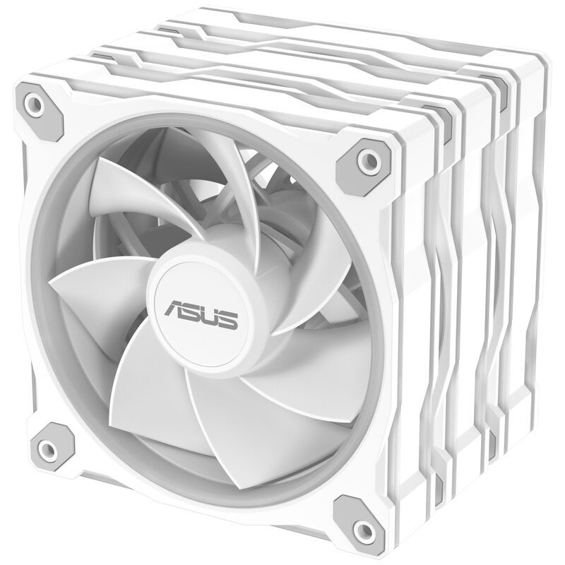ASUS Prime MR120 ARGB PWM Reverse vifte 120 mm hvit 3-pack - ASUS