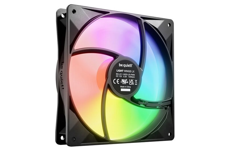 be quiet! Light Wings LX 140 mm ARGB PWM vifte 3-pack - be quiet!