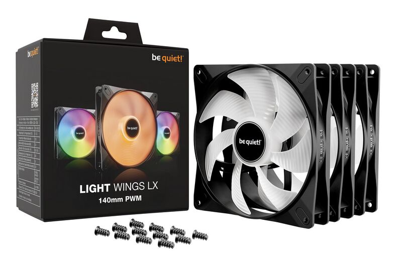 be quiet! Light Wings LX 140 mm ARGB PWM vifte 3-pack - be quiet!