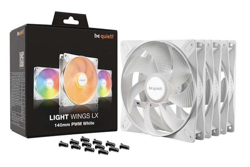 be quiet! Light Wings LX 140 mm ARGB PWM vifte 3-pack - be quiet!
