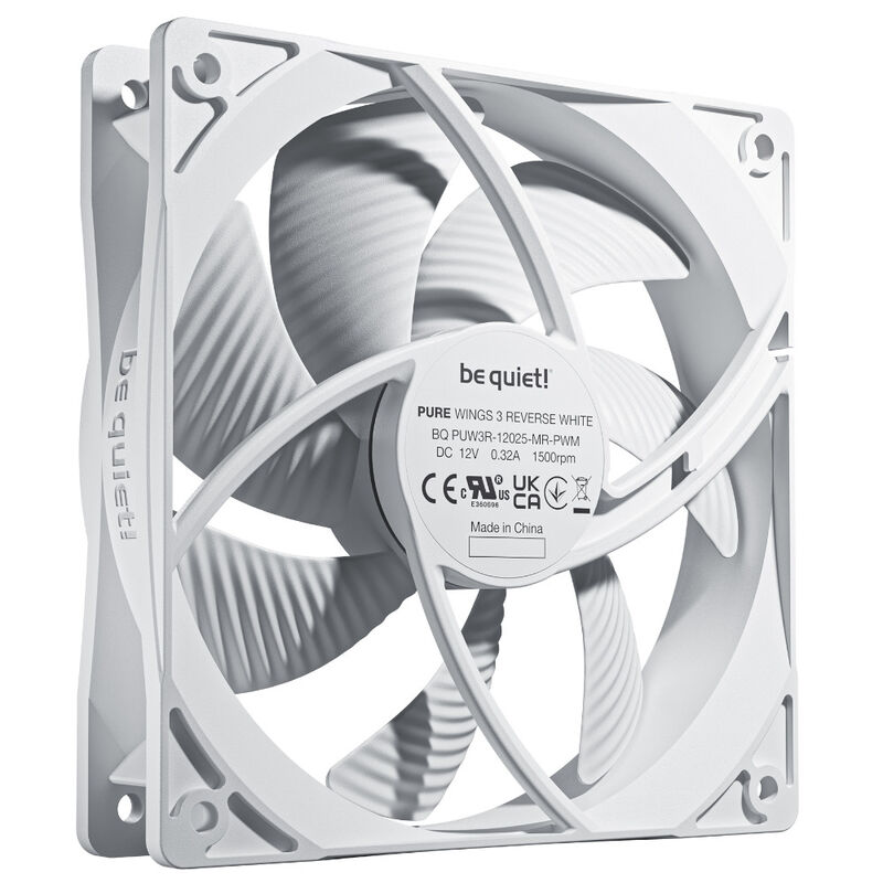 be quiet! Pure Wings 3 PWM Reverse vifte 120 mm 3-pakk - be quiet!